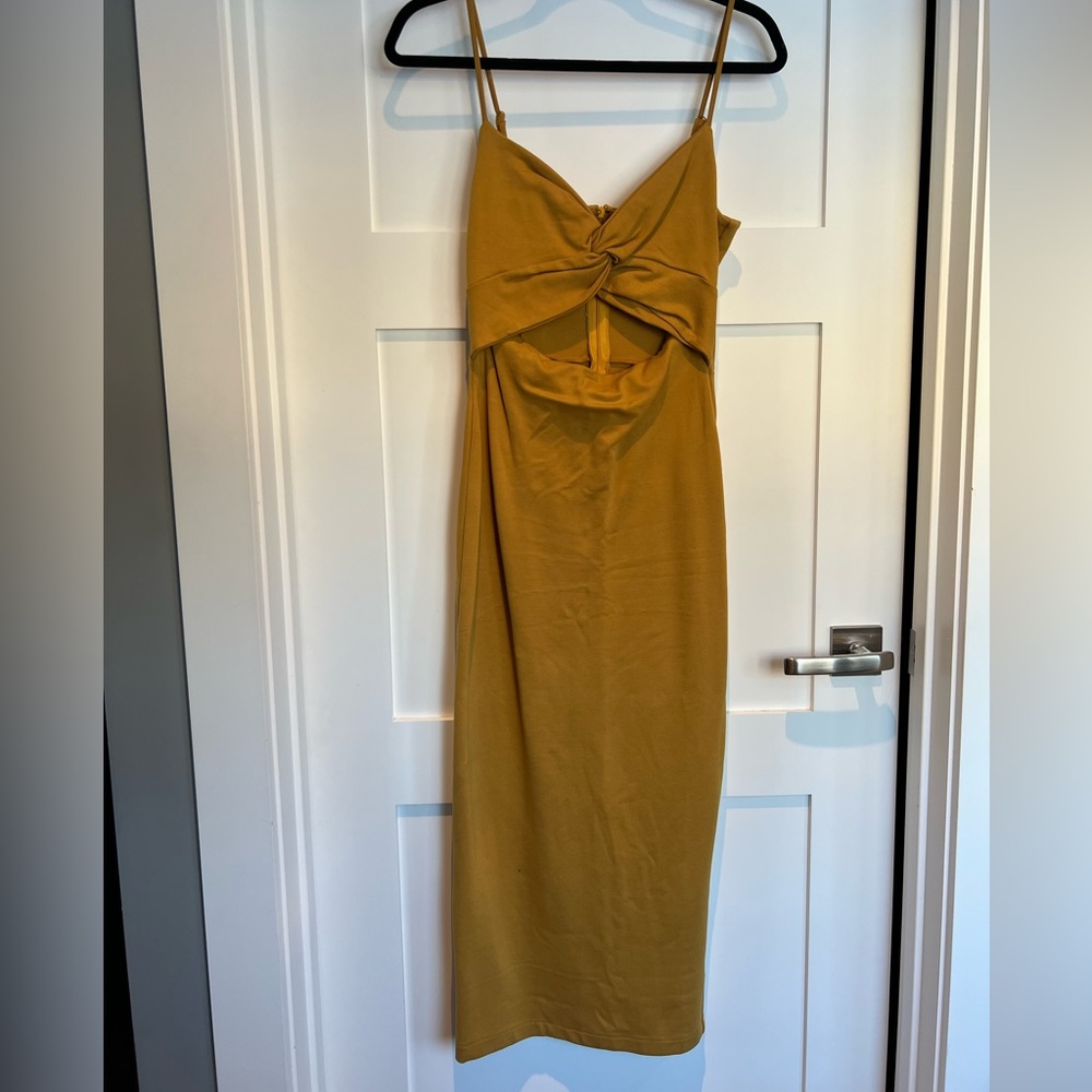 Mustard Midi Dress
